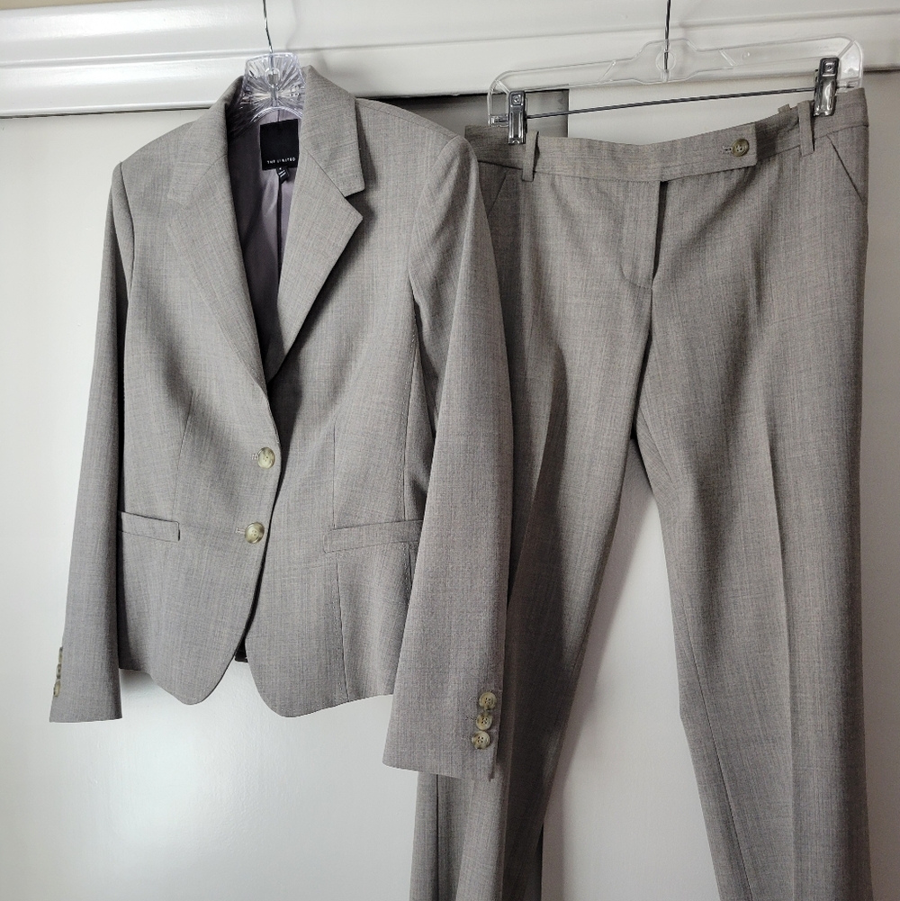 The Limited Light Gray Tailored Suit